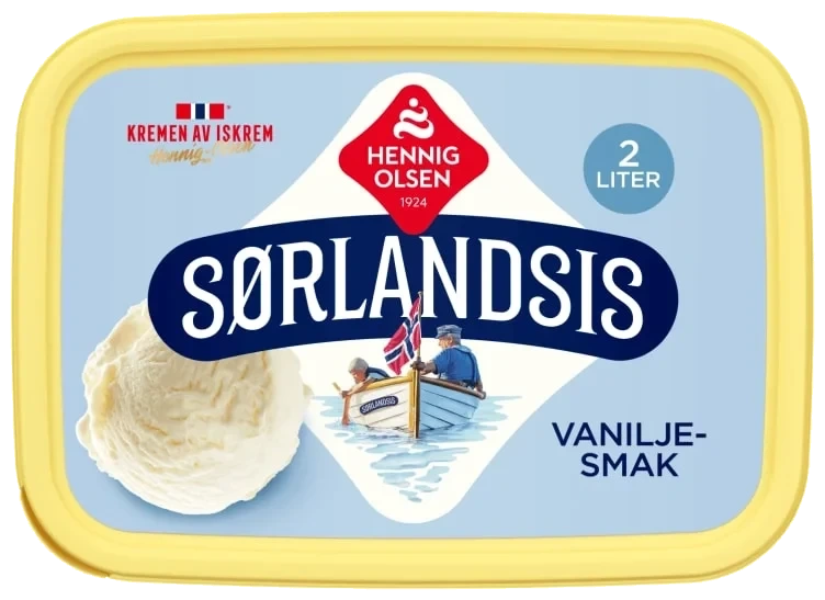 Sørlandsis Vanilje 2l