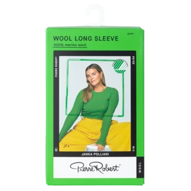 Wool Long Sleeve Green S/m