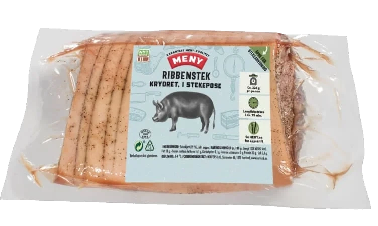 Svin Ribbenstek Krydret i Stekepose Ca1,3kg