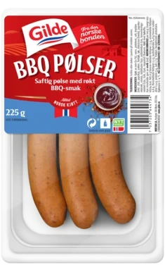 Spesialpølse BBQ 225g Enh