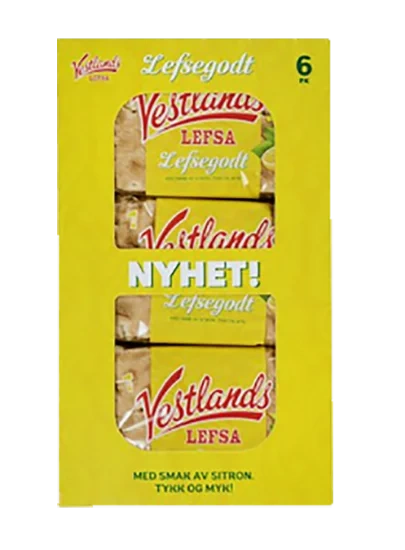 Lefsegodt Sitron 6pk