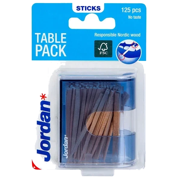 Jordan Tannstikkere Tre 125 Stk