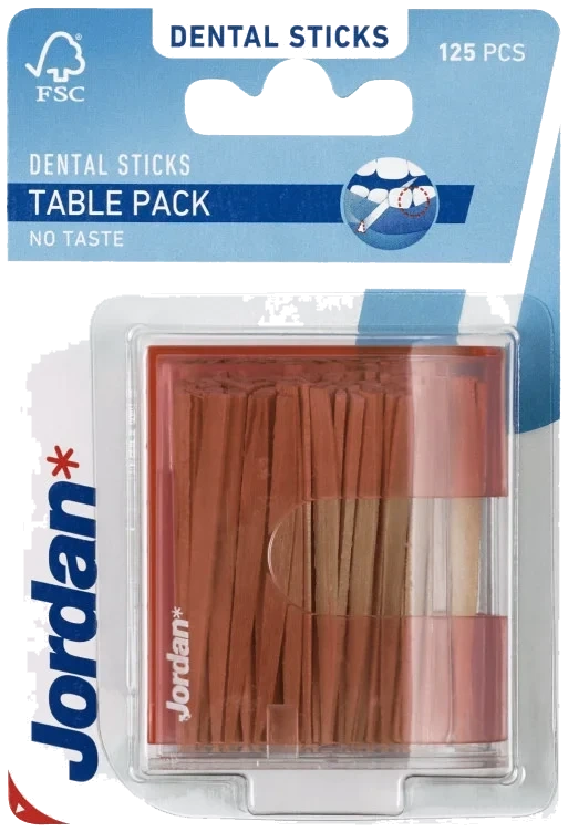 Jordan Tannstikkere Tre 125 Stk
