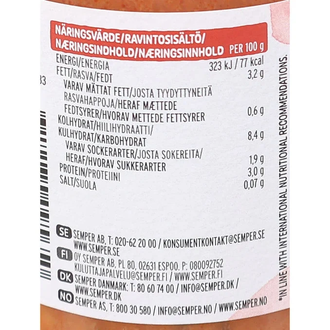Barnmat Spaghetti Bolognese 12-pack