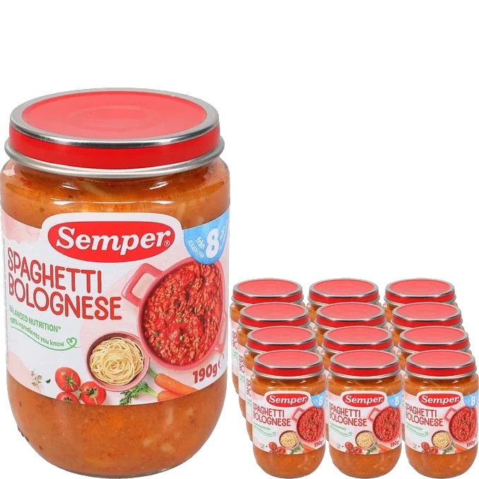 Barnmat Spaghetti Bolognese 12-pack