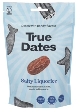 True Dates Salty Liquorice 100g