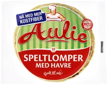 Speltlomper m/Havre 10stk Aulie