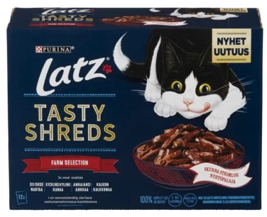 Latz Tasty Shreds Farm Selection 960g
