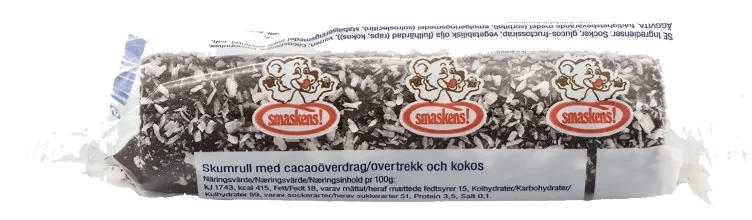 Smaskens Kokosrull 35g Stulen