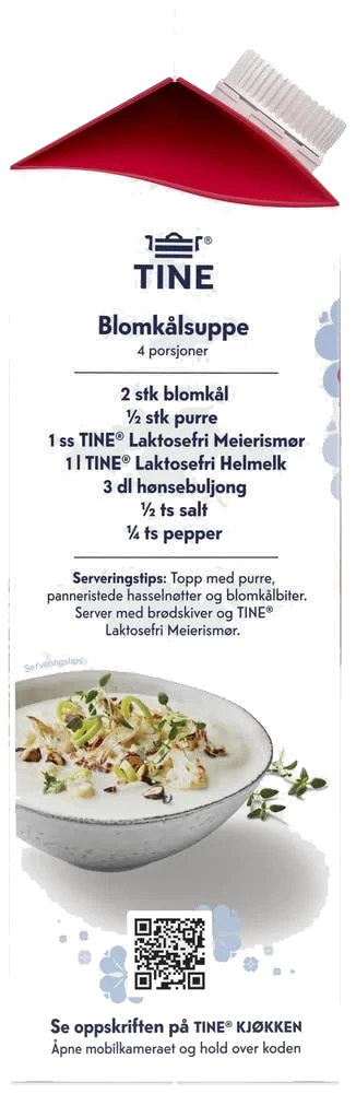 Tine Laktosefri Helmelk