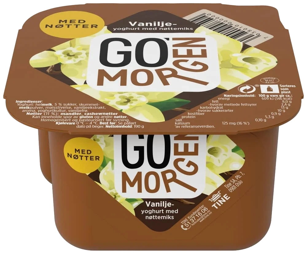 Go'morgen vaniljeyoghurt