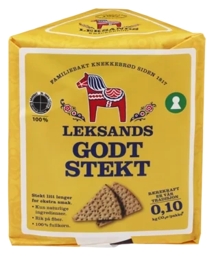 Brungräddat Knäckebröd