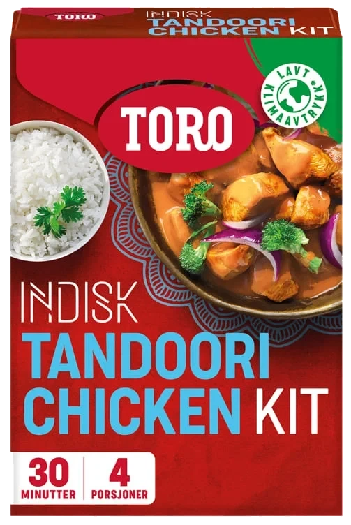 Indisk Tandoori Chicken Kit 286g Toro