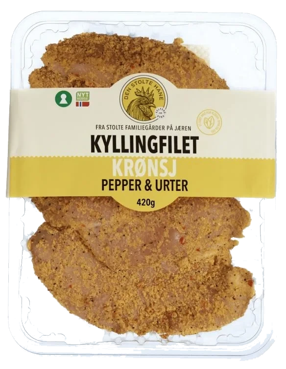 Kyllingfilet Krønsj Pepper&Urter 420g