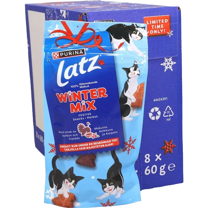 Kattgodis Winter Mix 8-pack