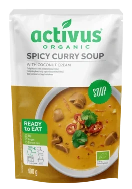 Spicy Curry Soup 400g Økologisk/vegan/glutenfri