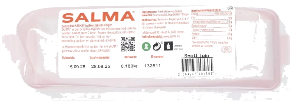 Salma® Laks Loin Small