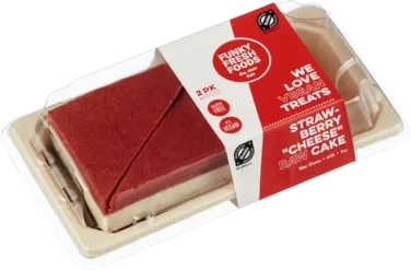 2pk Strawberry Cheese Cake 160g (2 X 80g) Vegansk Raw Økologisk Glutenfri