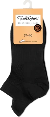 Sport Ankle Socks X2 Black 37-40