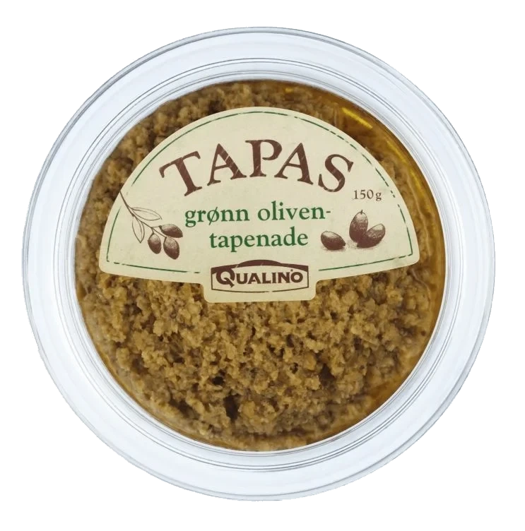 Tapenade Oliven Grønn 150g Tapas Qualino