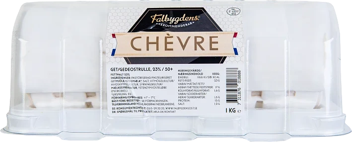 Chèvre getost rulle 23% 1000g