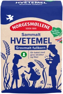 Hvetemel Sammalt Grovmalt, 1kg