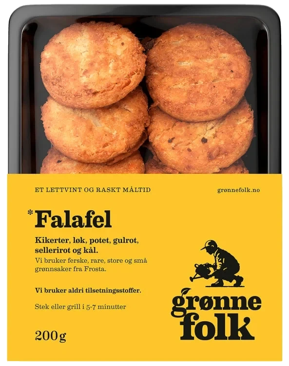 Falafel 200g Grønne Folk Eske 6stk