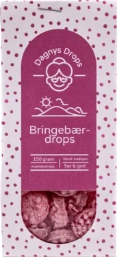 Dagnys Drops - Bringebærsmak, 150g, Norgodt As