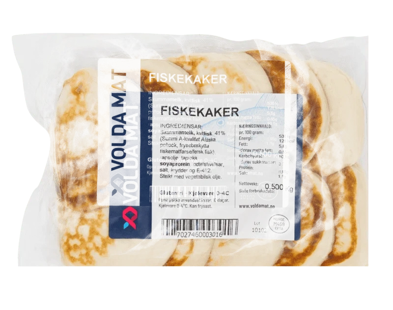 Fiskekaker 500g