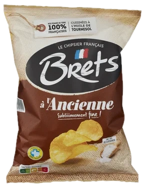 Potetchips m/Salt 125g Brets