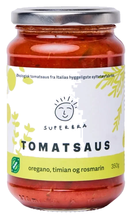 Tomatsaus Oregano 350g Superbra