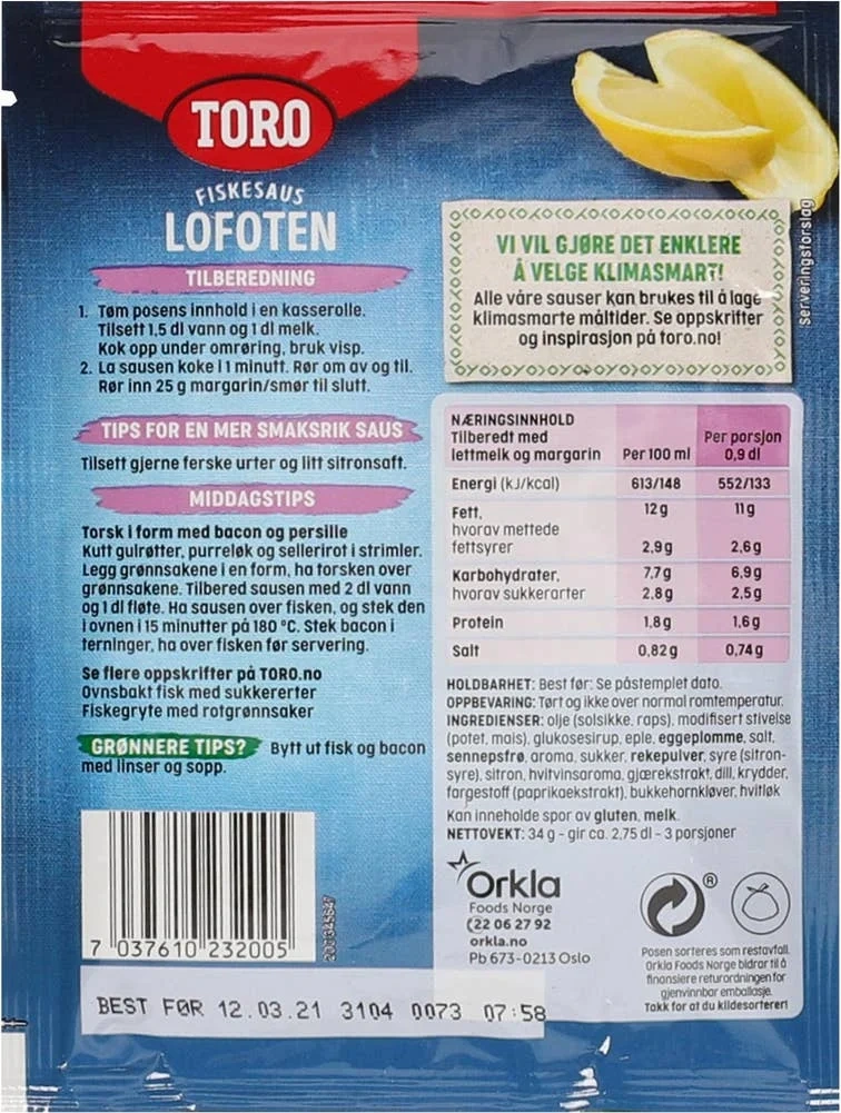 Lofoten fiskesaus