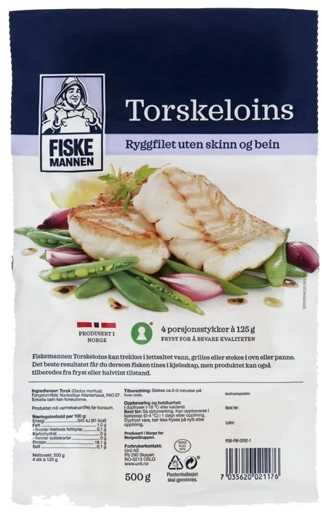 Torskeloins Msc 500g Fiskemannen
