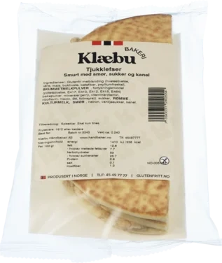 Tjukklefser Glutenfri 2stk 240g Klæbu
