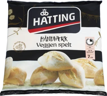 Veggen Speltbrød 420g 7stk Hatting