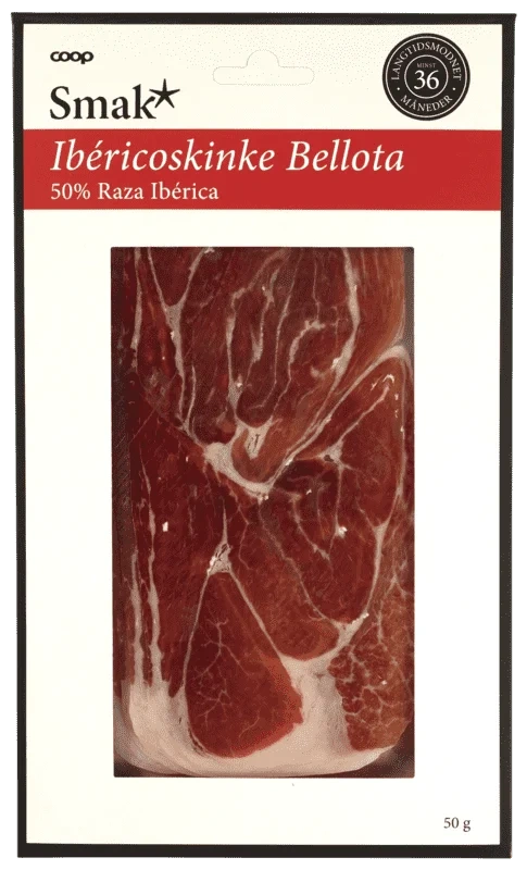 Smak Pata Negra Bellota Ibéricoskinke 50g