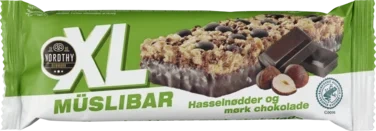 Nordthy Xl Müsli Bar Hasselnødder og Mørk Chokolade 50g