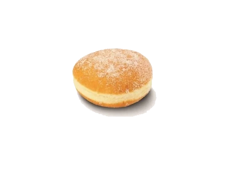 Berlinerbolle m/Bringebær 80g Bakehuset