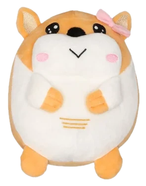Hundeleke Hamster Beige m 18cm